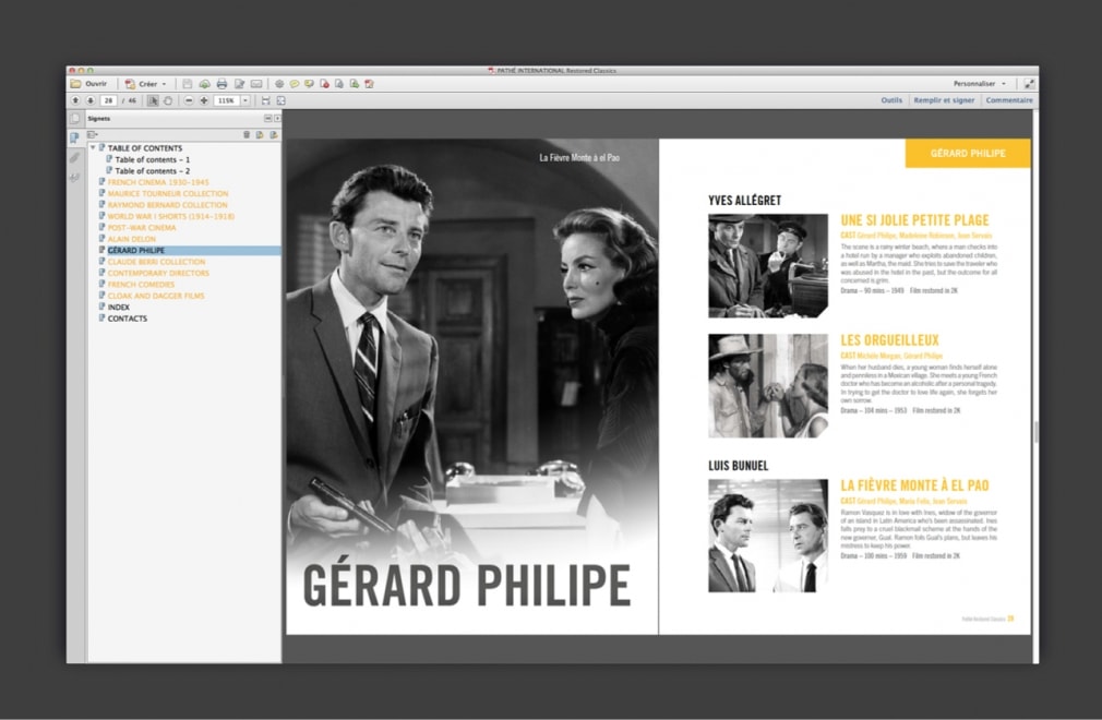 PATHÉ INTERNATIONAL - Brochure 'restored classics' : 3