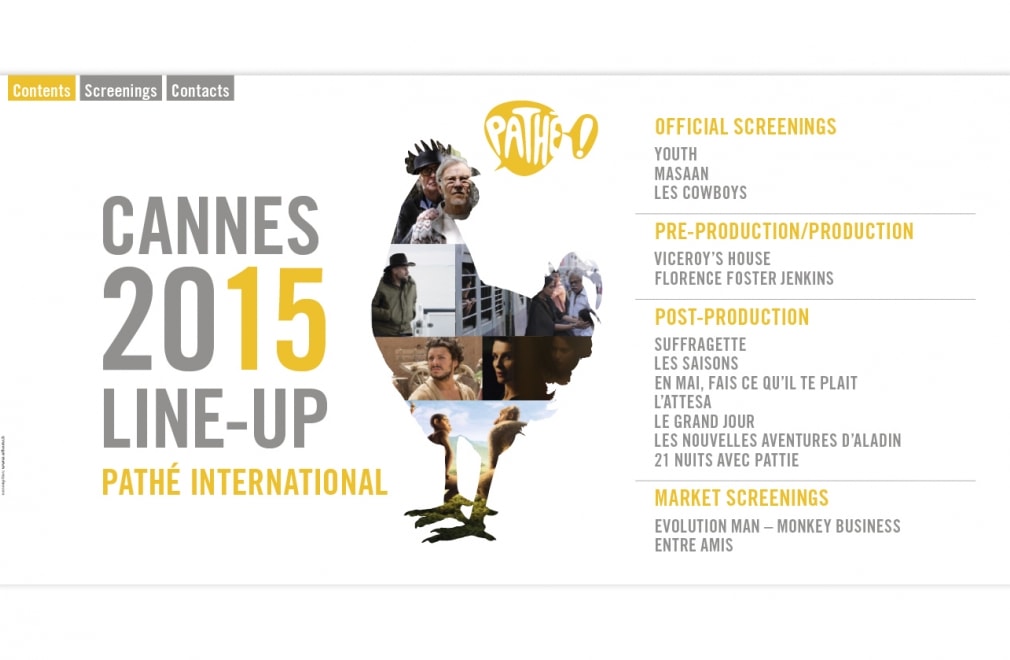 PATHÉ INTERNATIONAL - Festival Cannes 2015 : 1