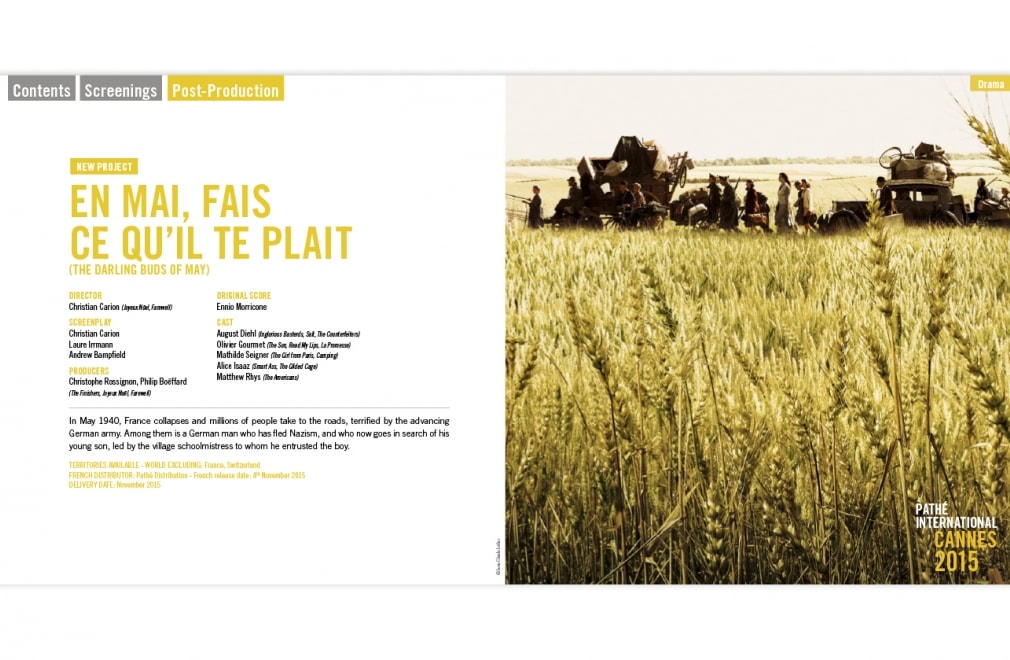 PATHÉ INTERNATIONAL - Festival Cannes 2015 : 5