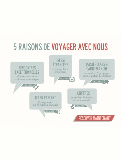 UNIFRANCE FILMS - PDF interactif '5 raisons de voyager avec nous' : 1