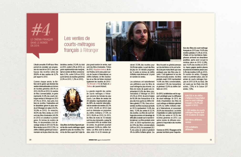 UNIFRANCE FILMS - Rapport d'activité 2014 : 8