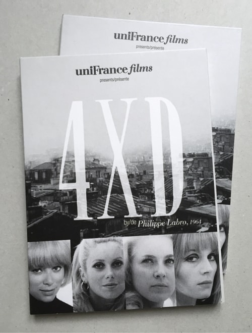 UNIFRANCE FILMS - '4XD' court-métrage : Mireille Darc, Catherine Deneuve, Marie Dubois, Françoise Dorléac - DVD 3 volets