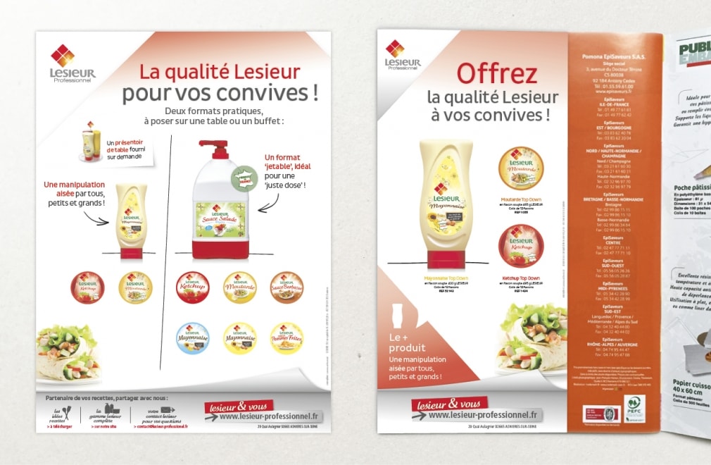 LESIEUR PROFESSIONNEL - Annonces, bannières, clefs USB, ...