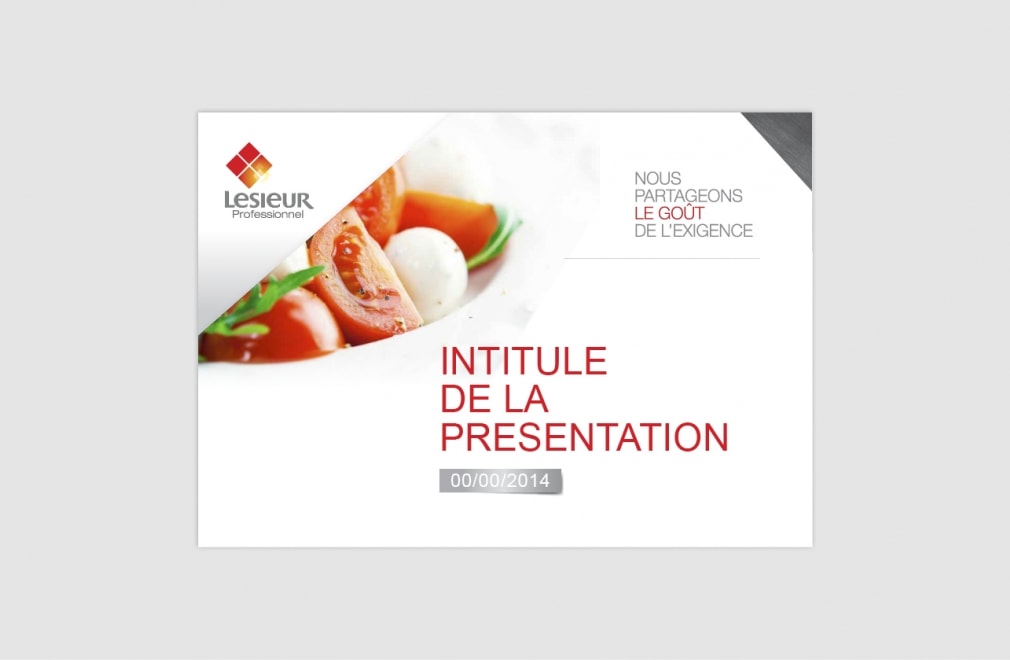 LESIEUR PROFESSIONNEL - Modèle présentation Power Point : 1