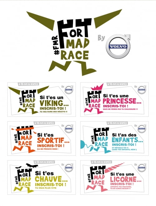 FORT MAD RACE - conseil, stratégie, création identité visuelle