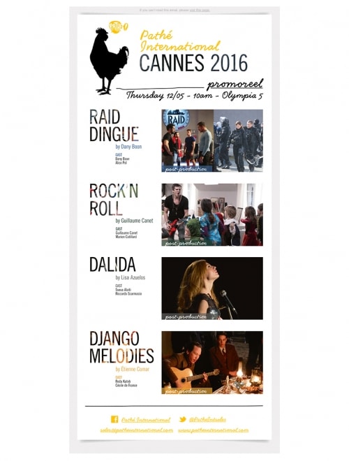 PATHÉ INTERNATIONAL - Festival Cannes 2016