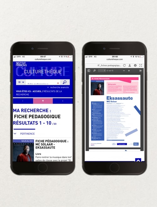 INSTITUT FRANCAIS - 12 Fiches pédagogiques 'Musique'