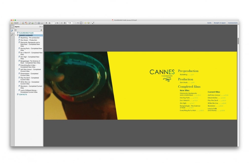 FLOURISHING FILMS - Festival Cannes 2018 : 3