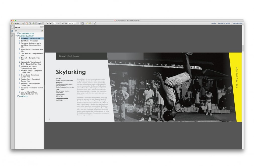 FLOURISHING FILMS - Festival Cannes 2018 : 4