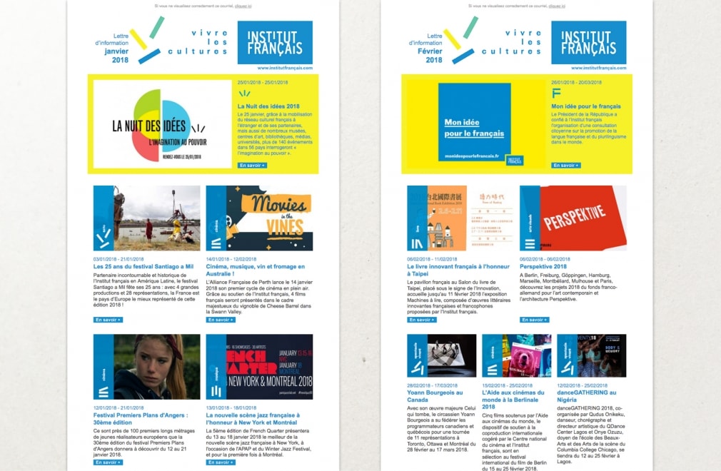 INSTITUT FRANCAIS - Newsletter refonte : 1