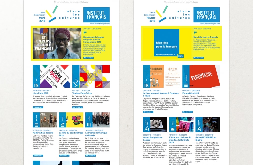 INSTITUT FRANCAIS - Newsletter refonte : 2