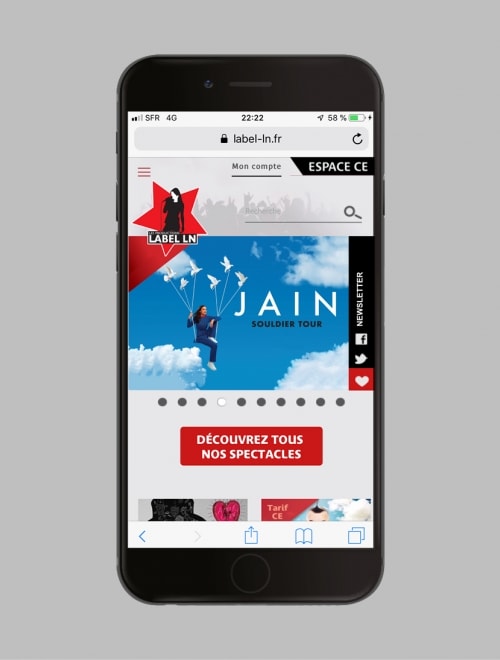 LABEL LN - Site Internet  : 2