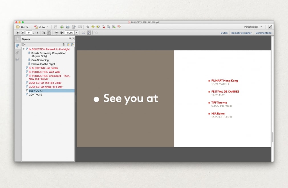 FRANCE TV DISTRIBUTION - EFM 2019 : 4