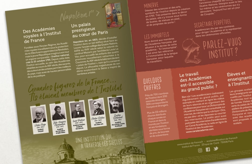 INSTITUT DE FRANCE - Plaquette de présentation : 2