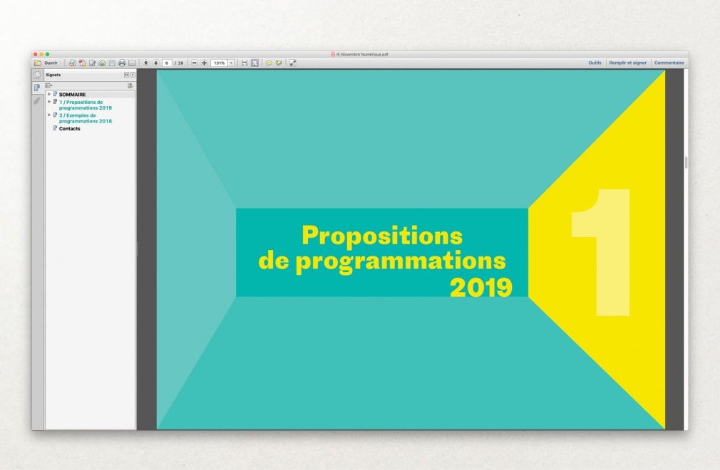 INSTITUT FRANCAIS - Catalogue NOVEMBRE NUMÉRIQUE : 3