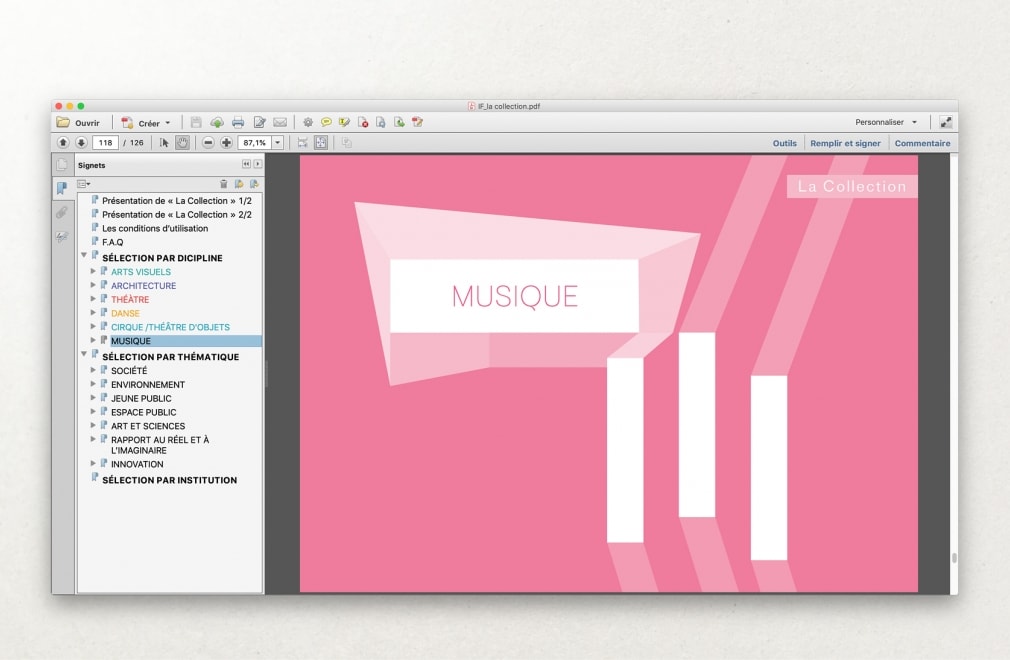 INSTITUT FRANCAIS - Catalogue LA COLLECTION : 17