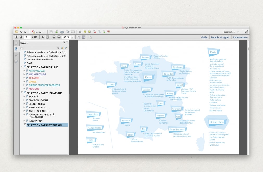 INSTITUT FRANCAIS - Catalogue LA COLLECTION : 22