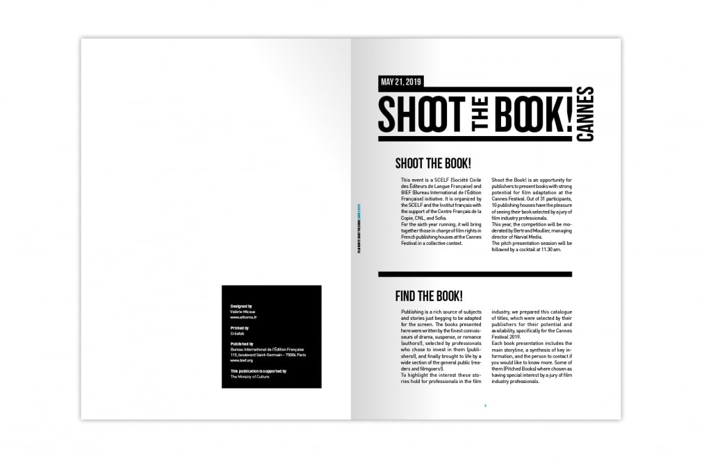 SCELF - SHOOT THE BOOK! 2019 festival Cannes : 2