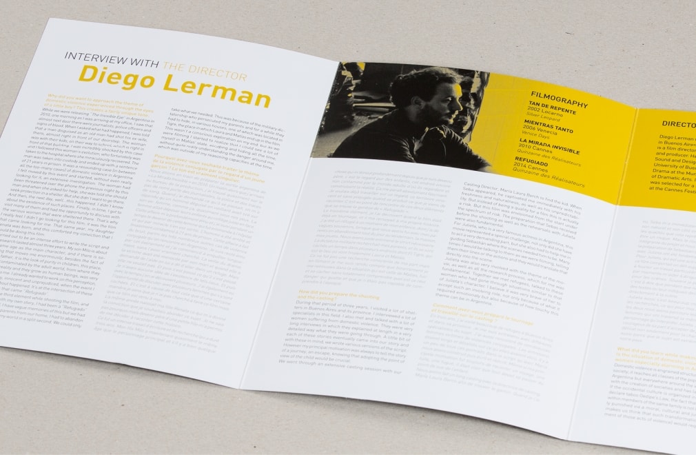 MEMENTO FILMS  - Dossier de presse 'REFUGIADO'