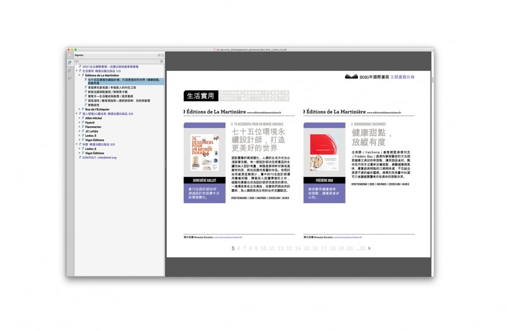 BIEF - FOIRES DU MONDE 2021 Beijing / Guadalajara / Moscow / New Delhi / Prague / Seoul / Taipei / Warsaw   : 16